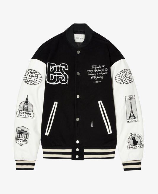 GAFFER X BEAUTIFUL STRUGGLES COLLEGE 'JOURNEYMAN' VARSITY JACKET
