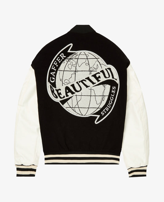 GAFFER X BEAUTIFUL STRUGGLES COLLEGE 'JOURNEYMAN' VARSITY JACKET